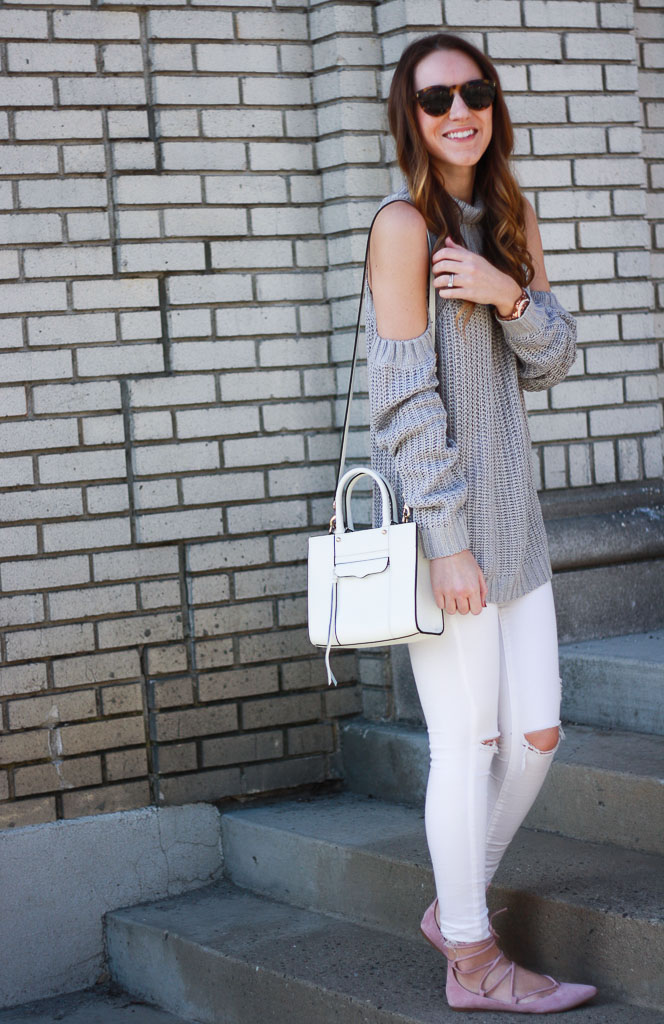 Cold Shoulder Sweater Twenties Girl Style